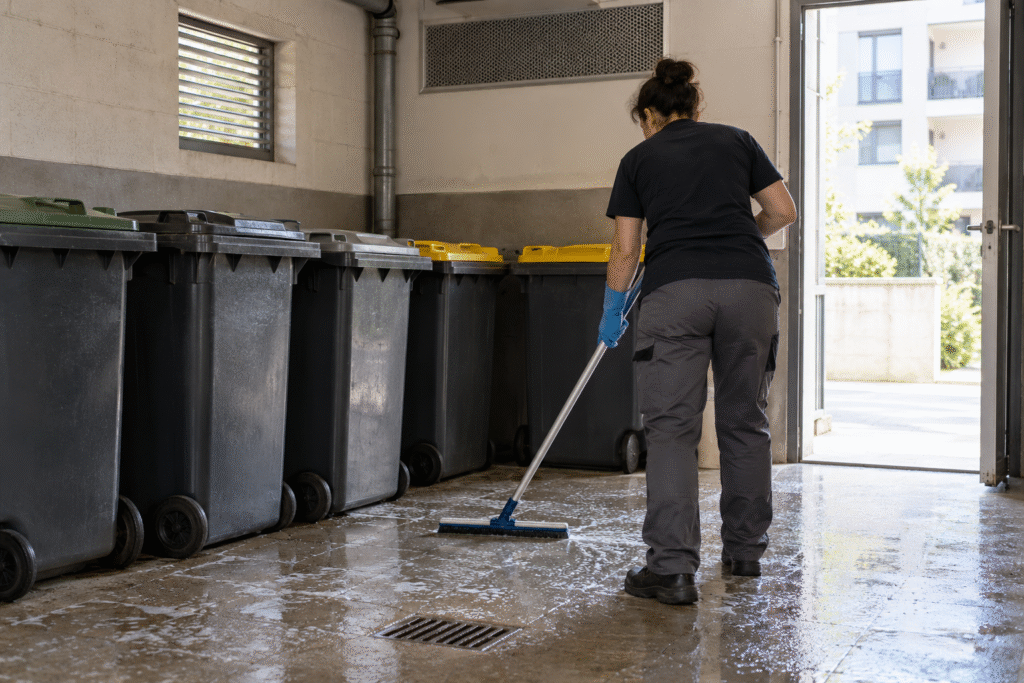 Nettoyage de local poubelles à Lagny-sur-Marne